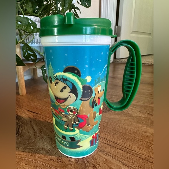 Disney Holiday Hot Drink Souvenir Mug w/ Mickey, Minnie, & Pluto - Picture 1 of 6